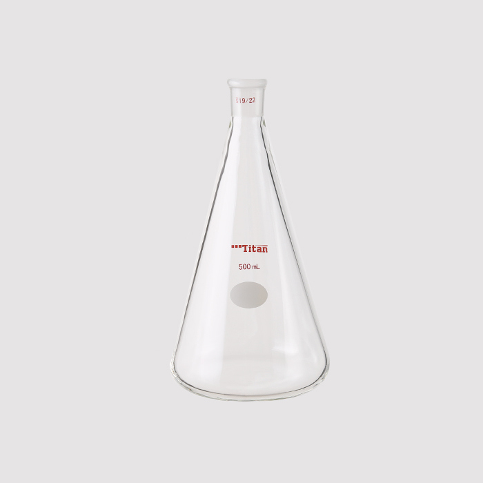 具磨口三角瓶 厚壁高强度 磨口：19/22 500ml 特优级 - ACESUN艾斯琳
