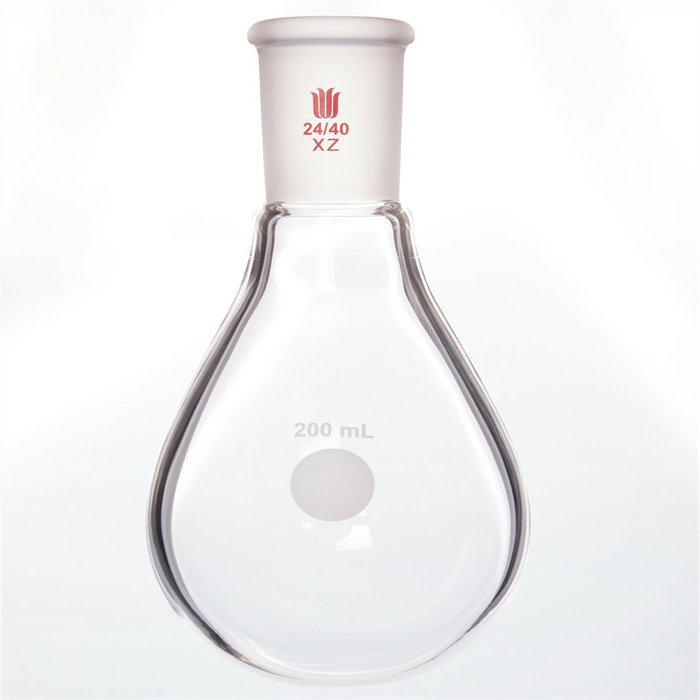 旋蒸用厚壁茄型瓶,高强度,磨口:24/40,200ml - 欣维尔