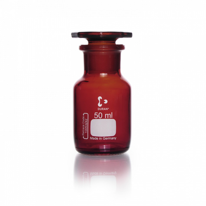 棕色宽磨口试剂瓶 50ml 24/20 原Schott/肖特
