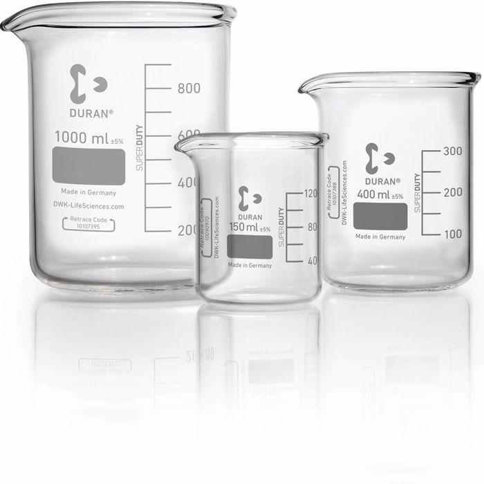 厚壁低型烧杯 400ml 原Schott/肖特 - Duran