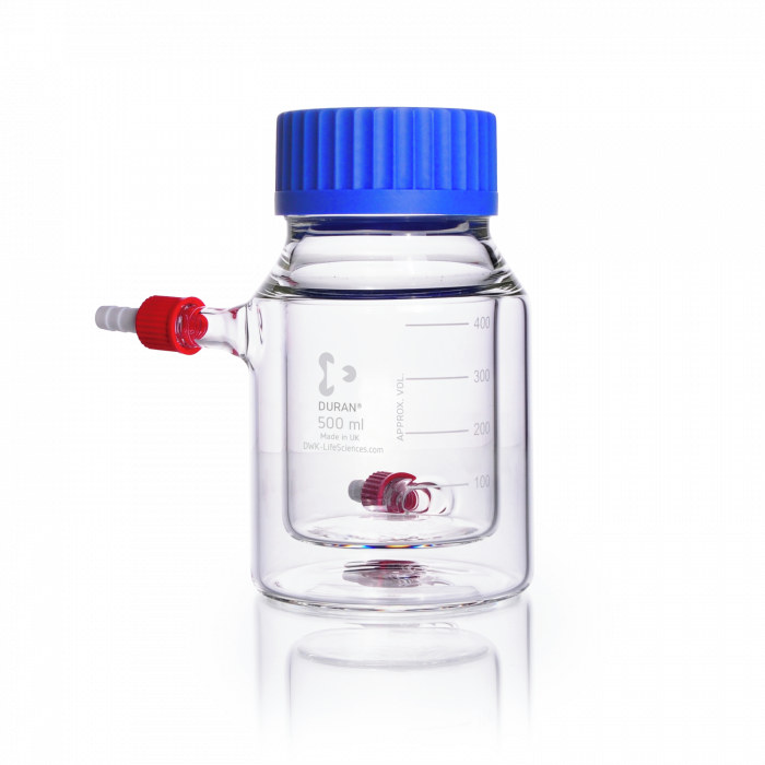 双层宽口试剂瓶 500ml GLS80螺牙 原Schott/肖特