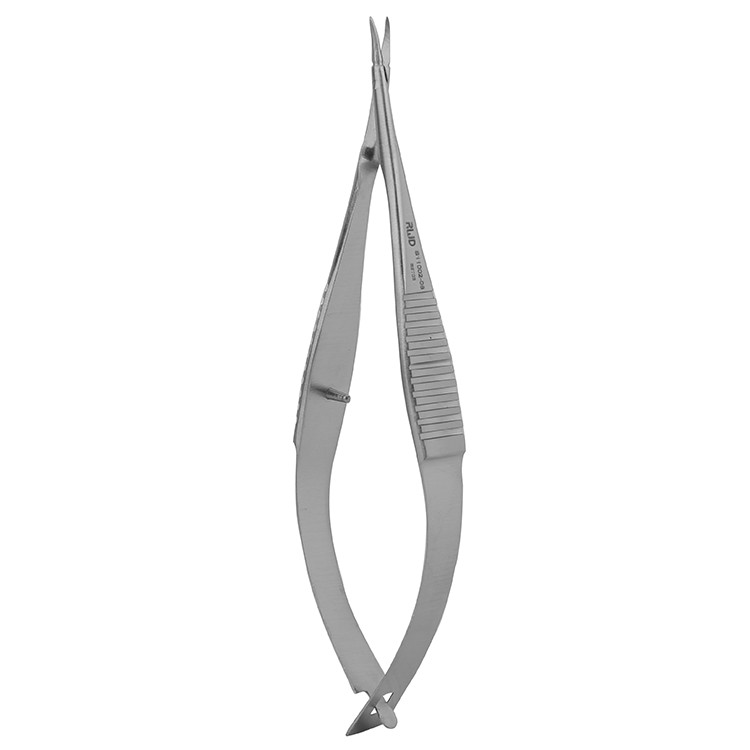 弹簧剪 弯 三菱形尖头 8cm 【仅限科研专用 用于动物实验】