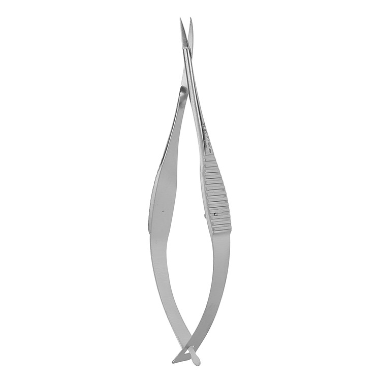 弹簧剪 弯 扇形尖头 8cm 【仅限科研专用 用于动物实验】