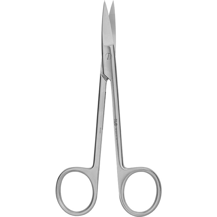 精细剪 弯 尖头 13cm 【仅限科研专用 用于动物实验】