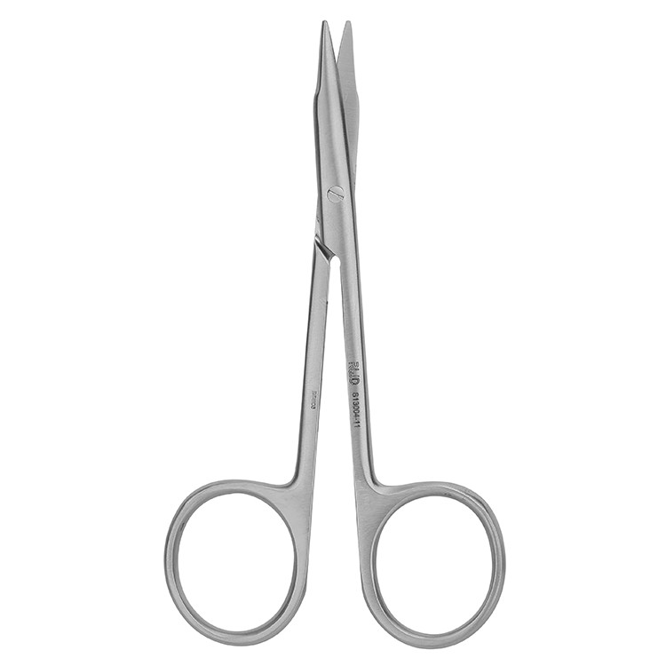 精细解剖剪 弯 钝头 11.5cm 【仅限科研专用 用于动物实验】