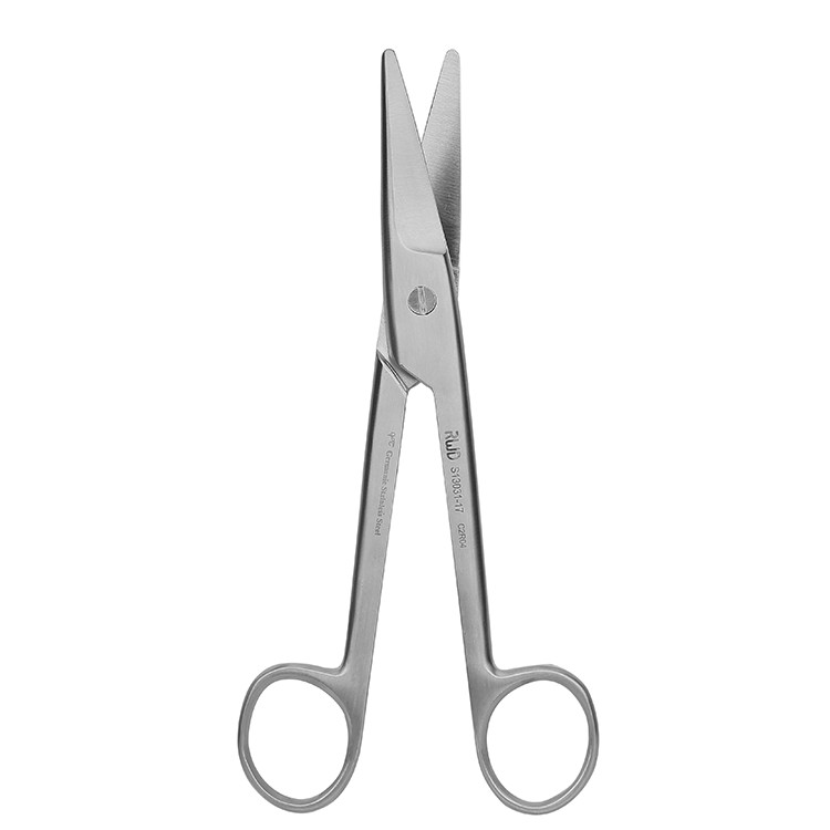 解剖剪  宽型直 钝头 17cm 【仅限科研专用 用于动物实验】