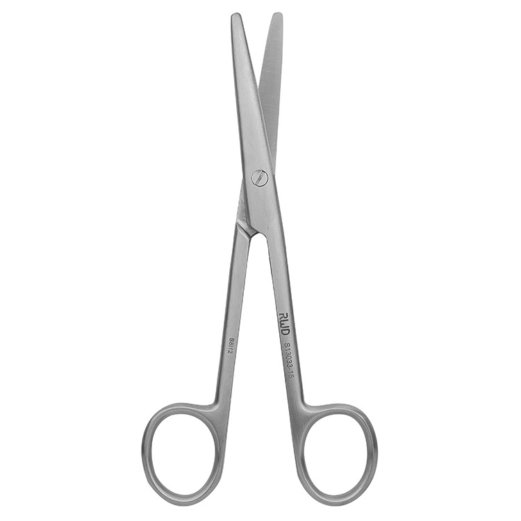 解剖剪 直 钝头 15cm 【仅限科研专用 用于动物实验】