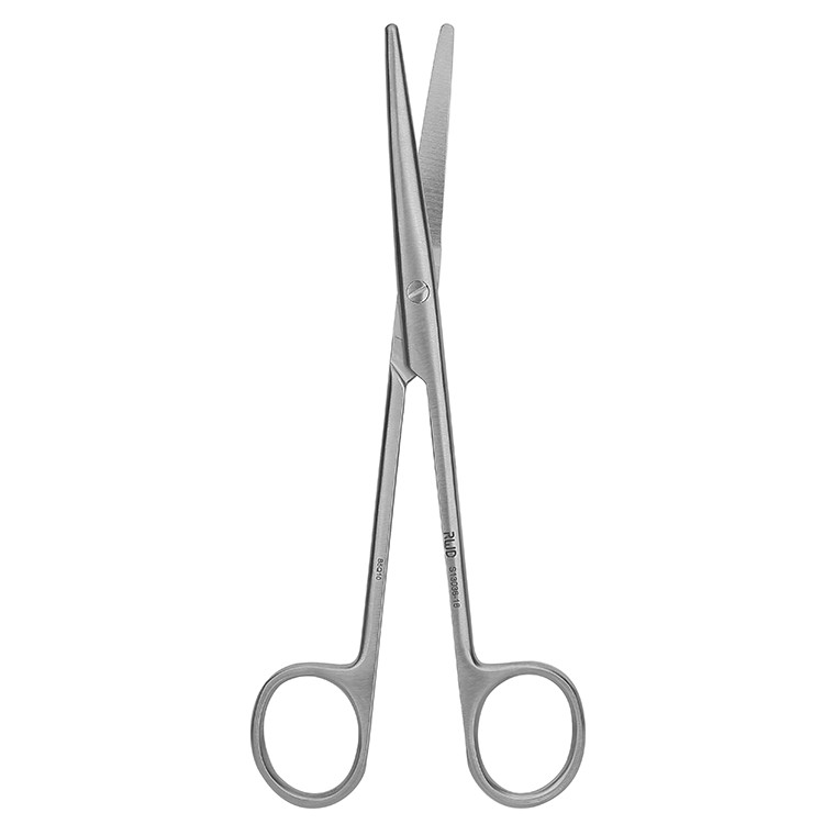 解剖剪  窄型弯 钝头 16.5cm 【仅限科研专用 用于动物实验】