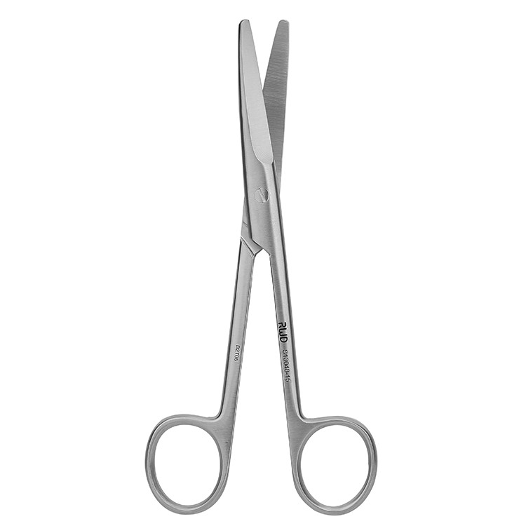 解剖剪 弯 钝头 15.5cm 【仅限科研专用 用于动物实验】