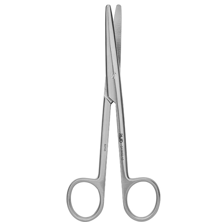 解剖剪 弯 钝头 15cm 【仅限科研专用 用于动物实验】