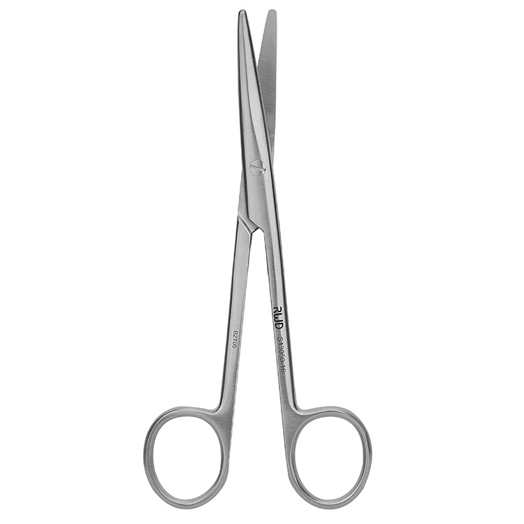 解剖剪 弯 钝头 16cm 【仅限科研专用 用于动物实验】