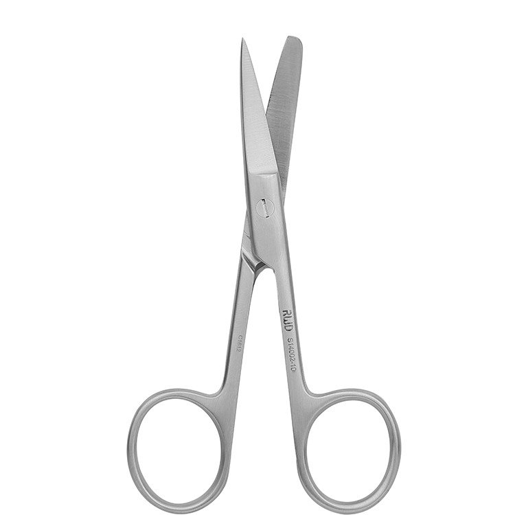不锈钢剪 弯 尖头 10cm 【仅限科研专用 用于动物实验】