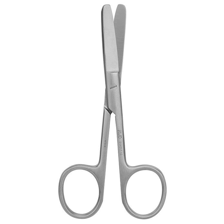 不锈钢剪 弯 钝头 16cm 【仅限科研专用 用于动物实验】