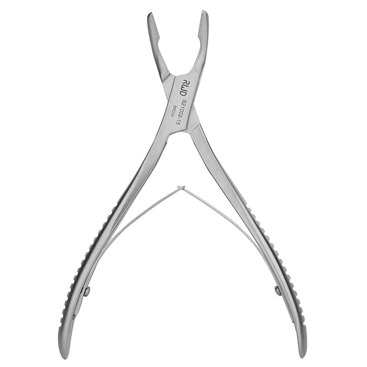单关节咬骨钳 弯 15cm 【仅限科研专用 用于动物实验】