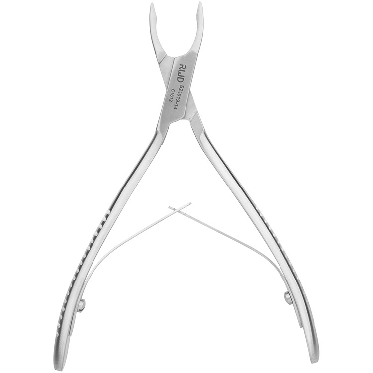 单关节咬骨钳 直 14cm 【仅限科研专用 用于动物实验】