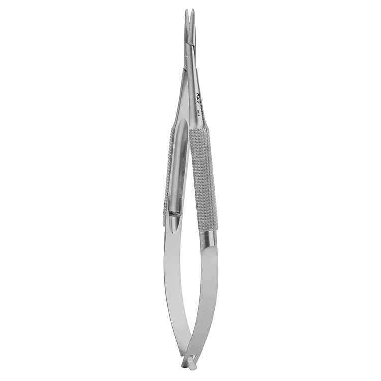 弹簧持针钳  无齿/有卡扣直 12cm12cm 【仅限科研专用 用于动物实验】