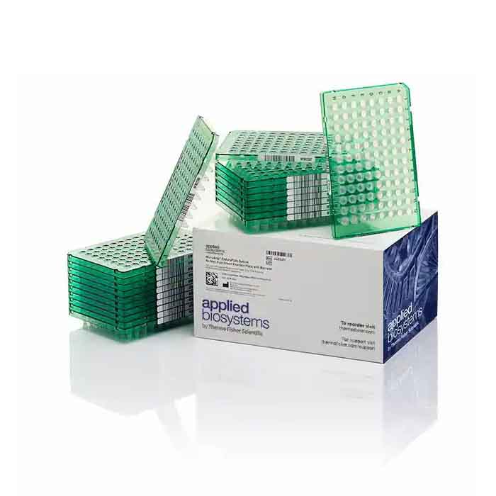 MicroAmp EnduraPlate 光学 96孔 Fast 绿色反应板 0.1ml 半裙边（带条形码） - ABI