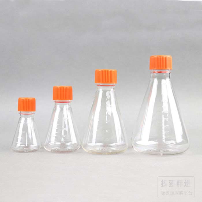 三角细胞摇瓶 250ml PETG 透气盖 无菌 耐受温度范围:65-70℃