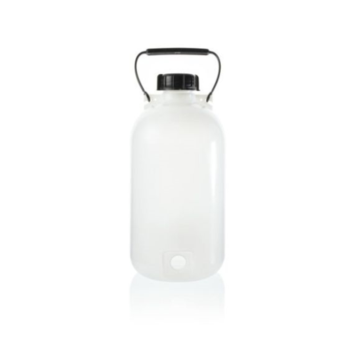 吸气瓶 10L PE-HD 窄口 带旋盖和手柄 不含下水阀