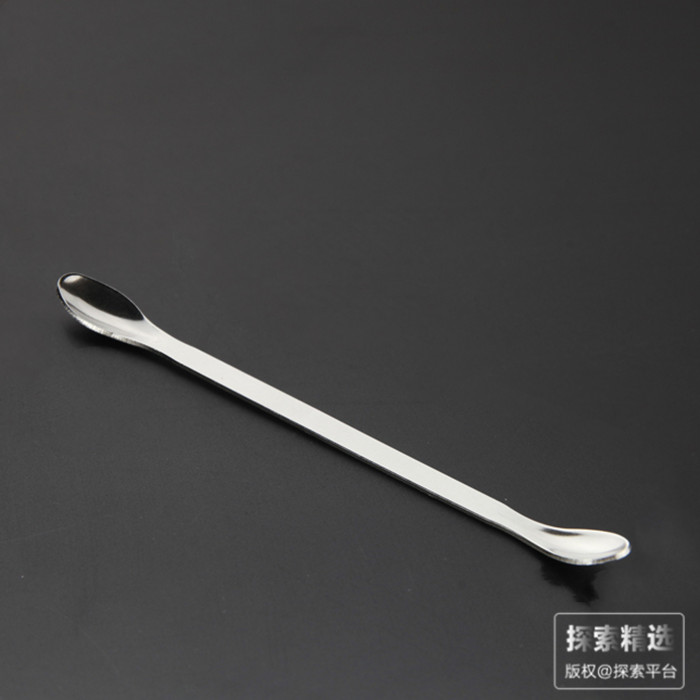 不锈钢药勺 双头 18cm