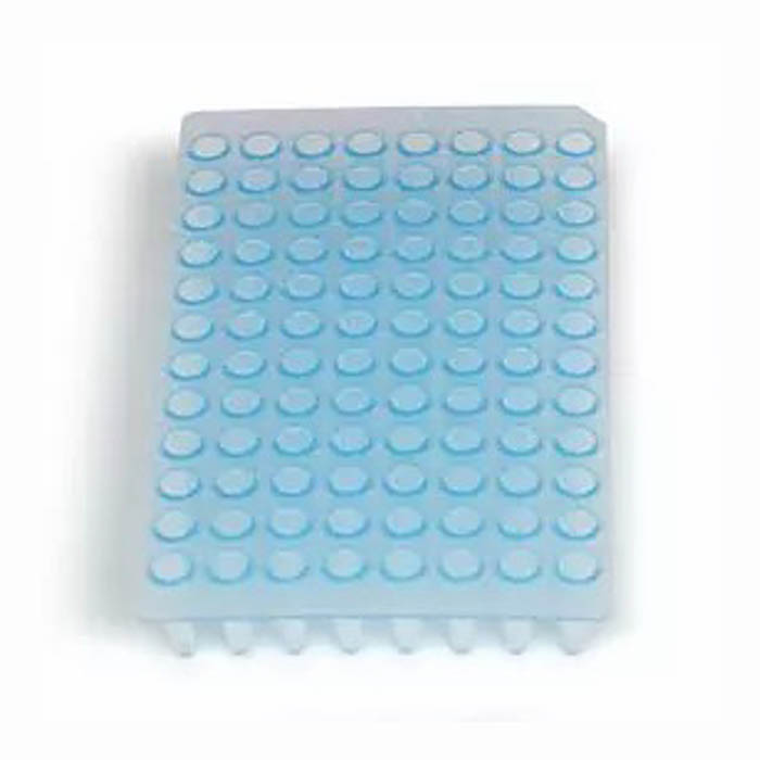 96孔PCR反应板 0.33ml 无裙边 高位 蓝色 - Bio-rad/伯乐