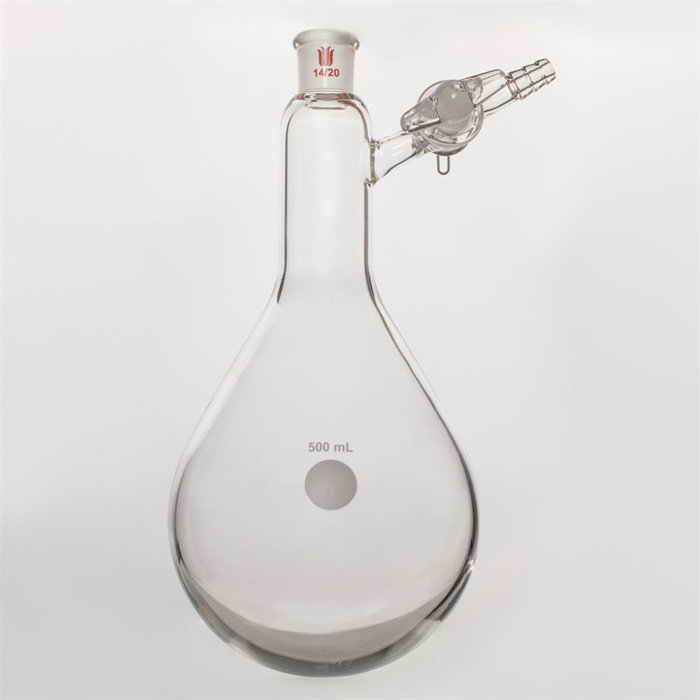 反应茄瓶,磨口:14/20,500ml - 欣维尔