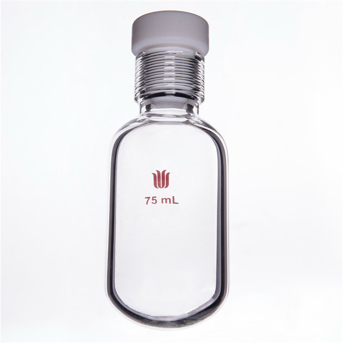 厚壁耐压瓶,四氟全包O型圈,容量：75ml,15#