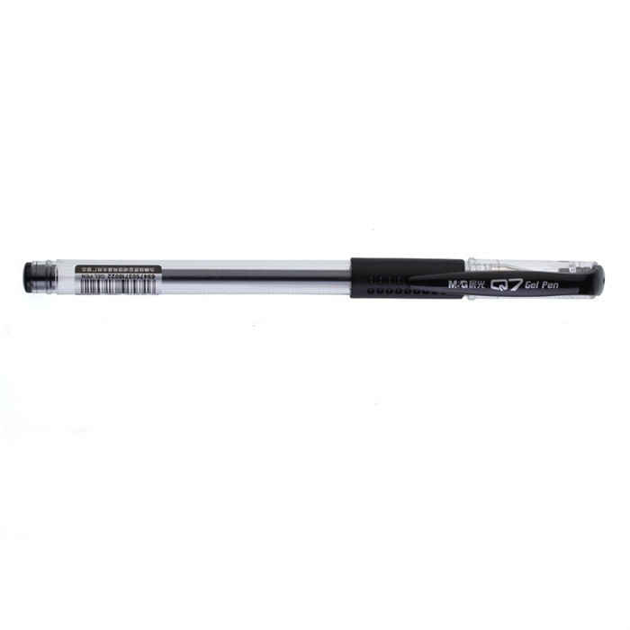 拔帽中性笔 0.5mm 黑色 替芯：MG6102