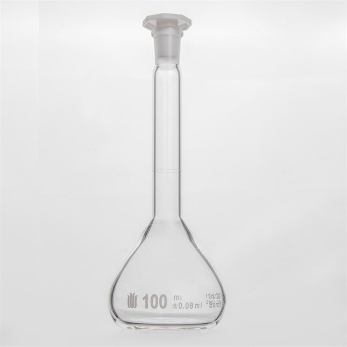 12/21口 100ML容量瓶，标配塑料塞，不带个体检测证书 - 欣维尔