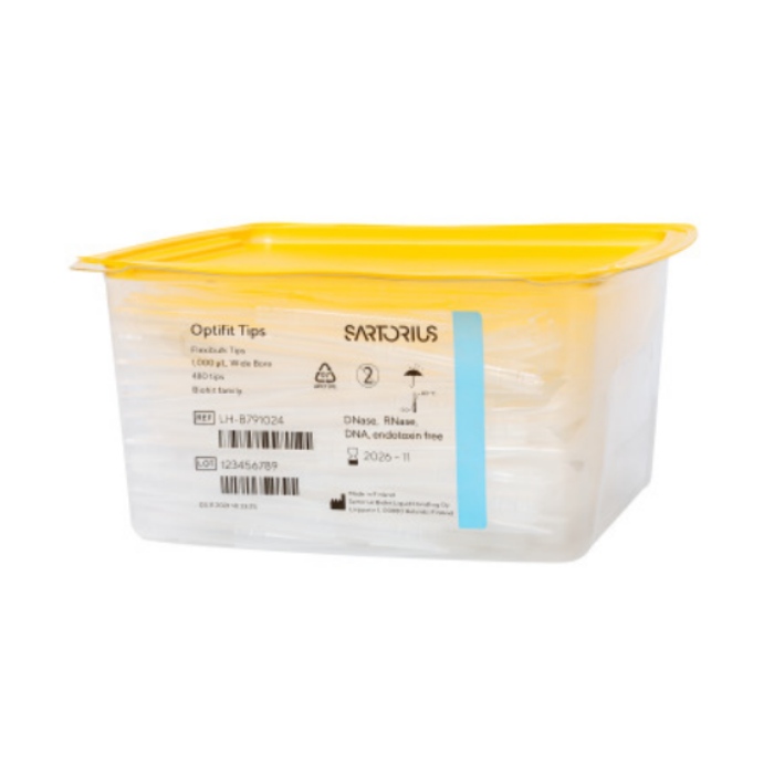 Optifit吸头 1000ul 宽口型 Flexibulk 大盒散装 - Sartorius/赛多利斯