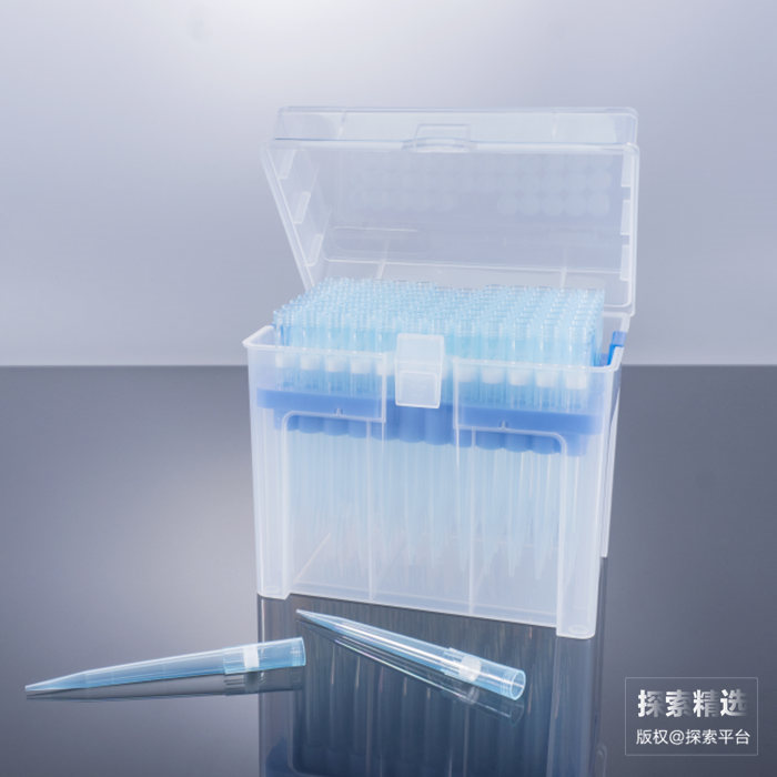1000ul 滤芯吸头,蓝色,盒装无菌低吸附 - 玖梧精选