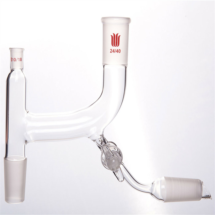 克莱森接头,带玻璃节门下支管,下磨口：24/40