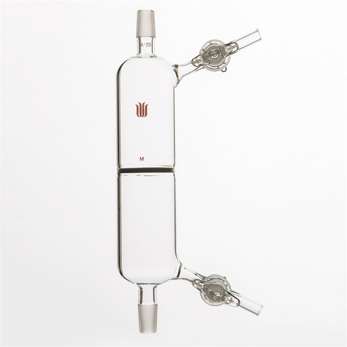 具砂板过滤管,2个玻璃节门,砂芯直径：40mm，孔隙规格：G3，磨口：14/20