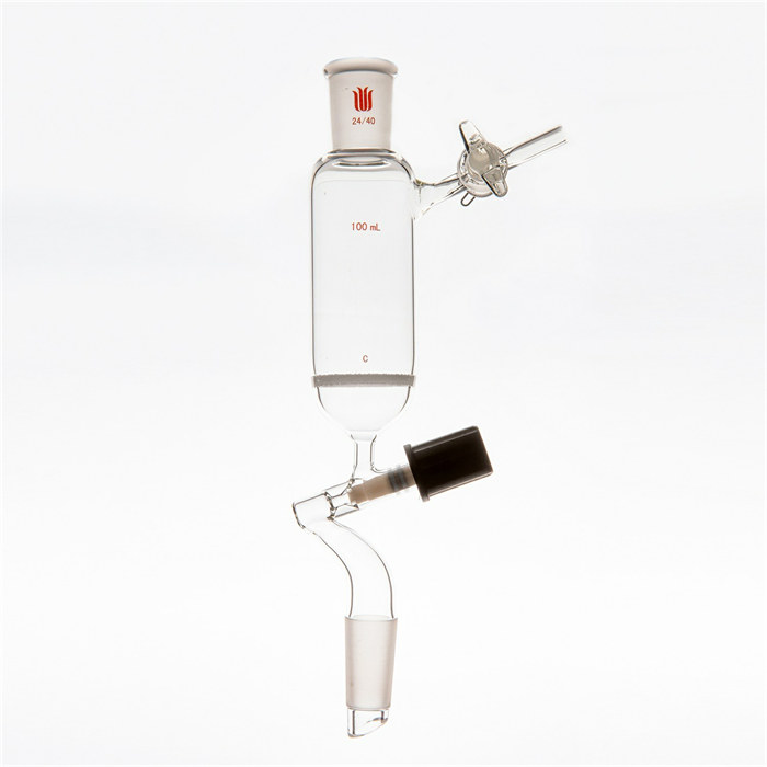 滴液过滤漏斗,过滤器4mm高真空阀,内24/40,100mL,G2 - 欣维尔