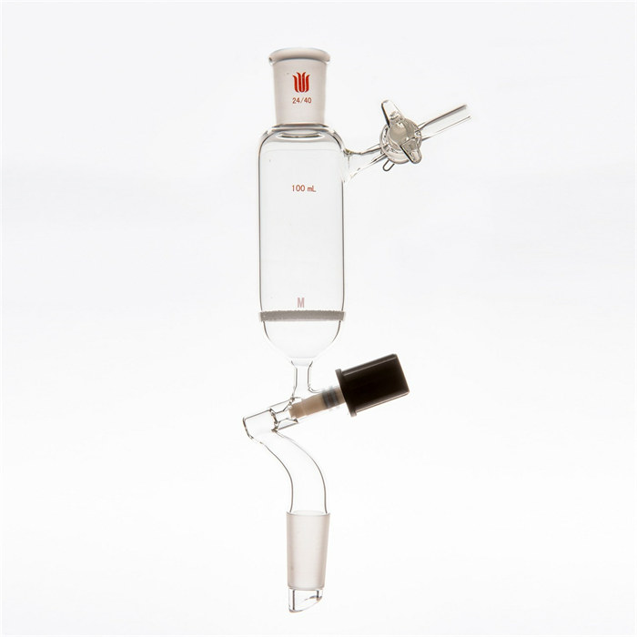 滴液过滤漏斗,过滤器4mm高真空阀,内24/40,100mL,G3 - 欣维尔