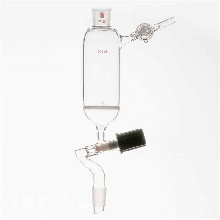 滴液过滤漏斗,过滤器4mm高真空阀,内19/22,100mL,G3