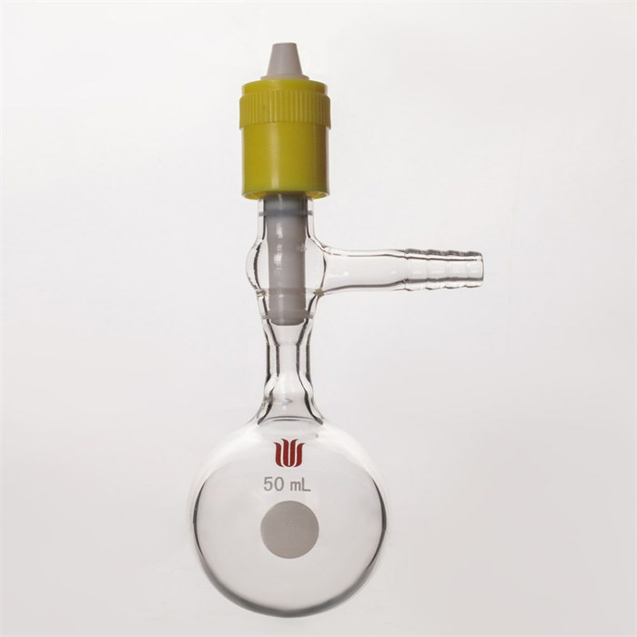 溶剂存储瓶,新型8mm高真空阀,50ml