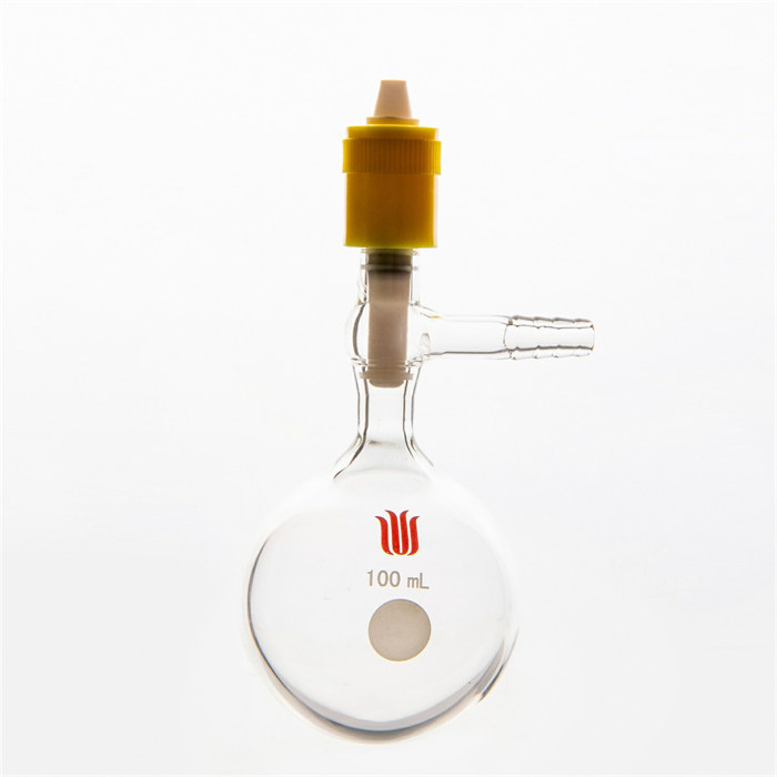 溶剂存储瓶,新型8mm高真空阀,100ml