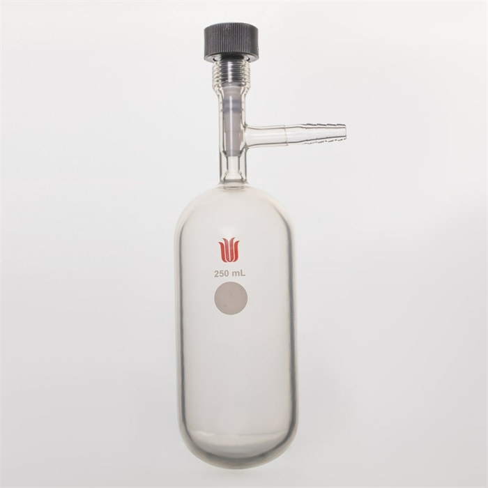 镀膜，溶剂存储瓶250ML,7#内螺纹4MM高真空，外径60*长140MM - 欣维尔