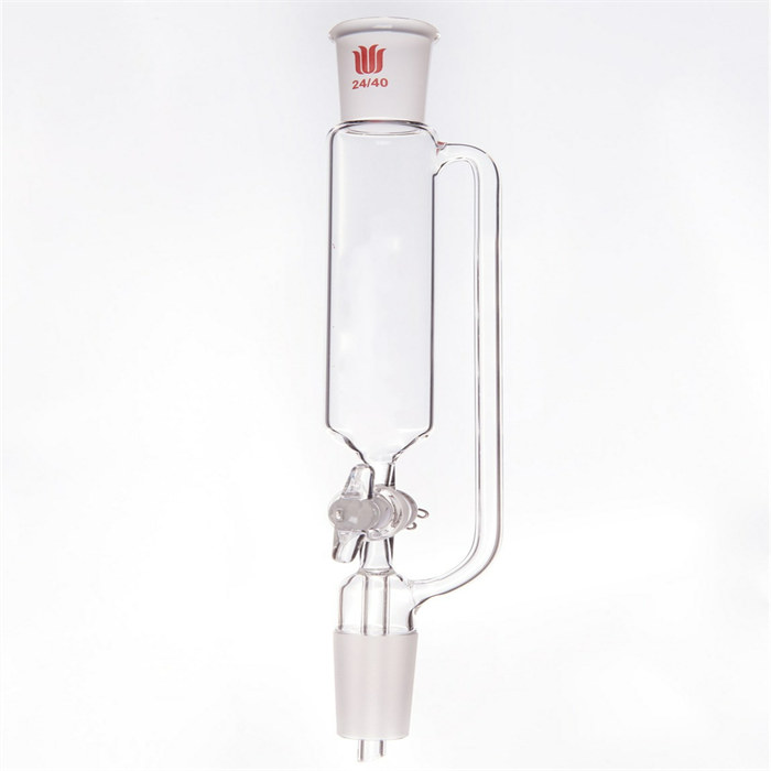 无刻度恒压滴液漏斗,玻璃节门,60mL,24/40 - 欣维尔