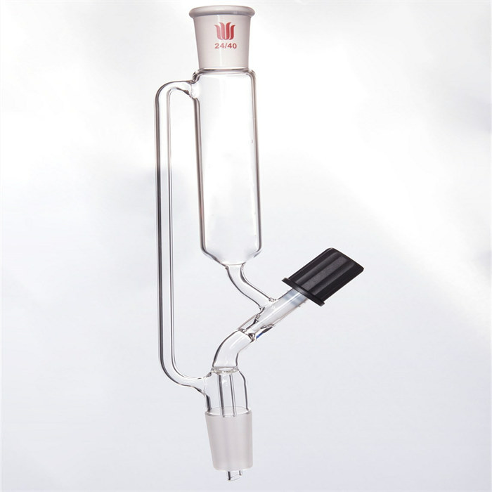 精细可调式无刻度恒压滴液漏斗,4mm高真空阀,60mL,24/40 - 欣维尔