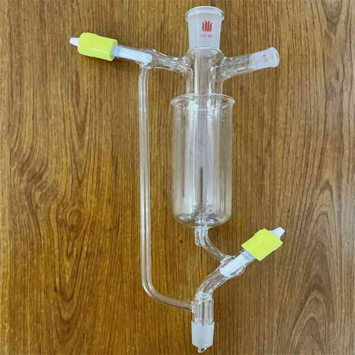 8mm新型高真空冷却漏斗,容量150mL,上口24/40下口14/20 - 欣维尔
