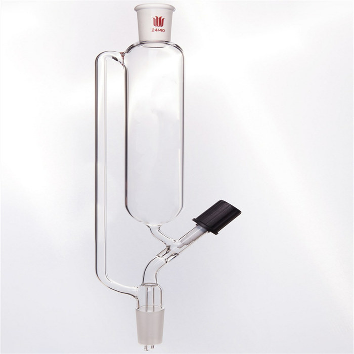精细可调式无刻度恒压滴液漏斗,4mm高真空阀,250mL,24/40 - 欣维尔