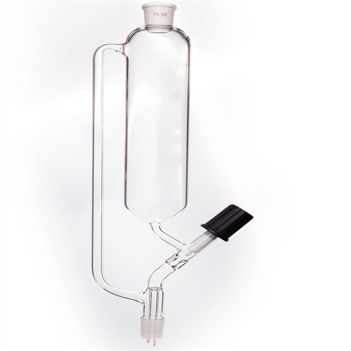 精细可调式无刻度恒压滴液漏斗,4mm高真空阀,250mL,19/22 - 欣维尔
