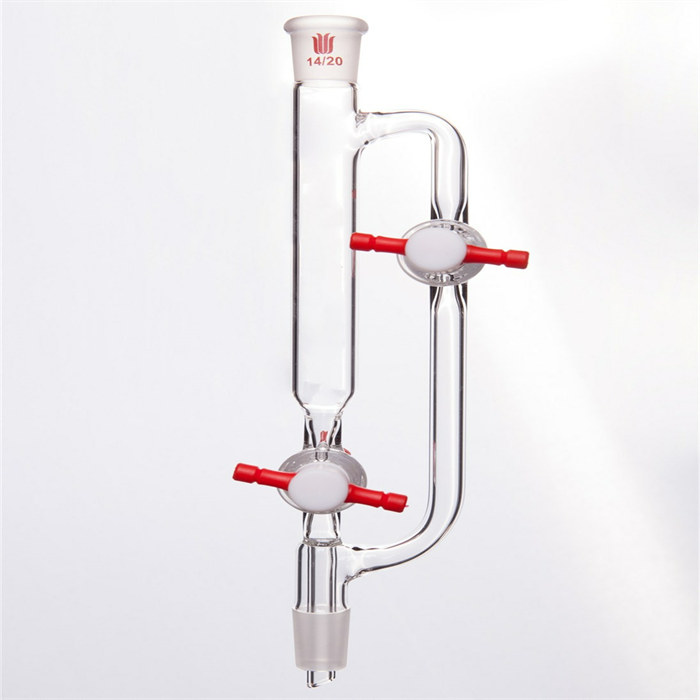 无刻度恒压滴液漏斗,双四氟节门,10mL,14/20 - 欣维尔