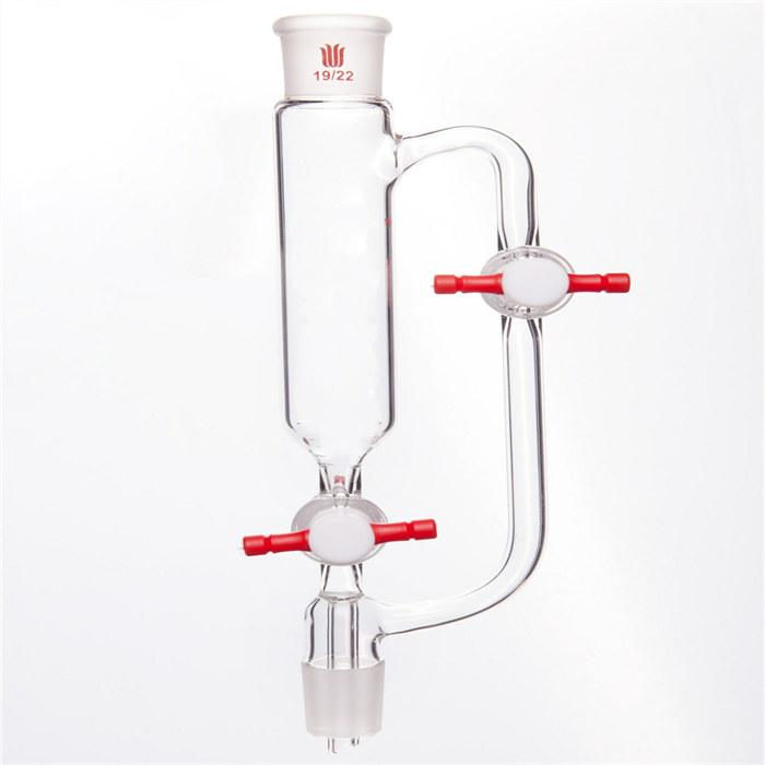 无刻度恒压滴液漏斗,双四氟节门,25mL,19/22 - 欣维尔