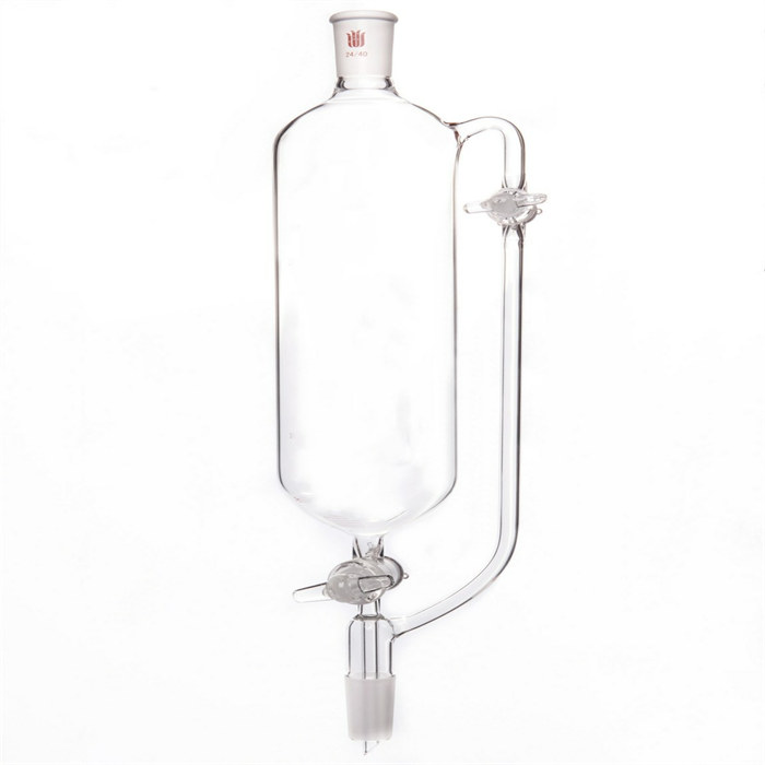 无刻度恒压滴液漏斗,双玻璃节门,1000mL,24/40 - 欣维尔
