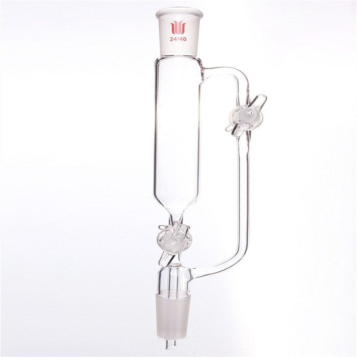 无刻度恒压滴液漏斗,双玻璃节门,60mL,24/40 - 欣维尔