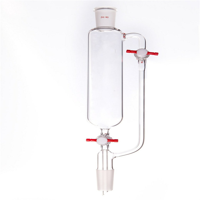 无刻度恒压滴液漏斗,双四氟节门,250mL,24/40 - 欣维尔