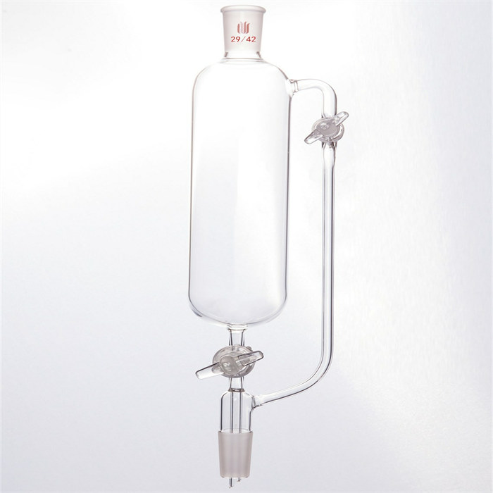 无刻度恒压滴液漏斗,双玻璃节门,500mL,29/42 - 欣维尔